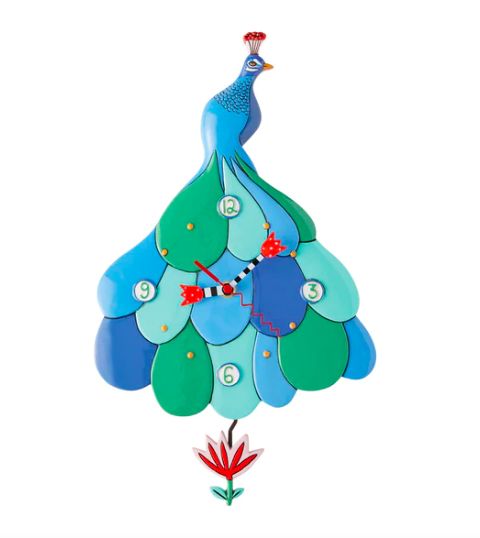 Allen Priscilla Peacock Clock