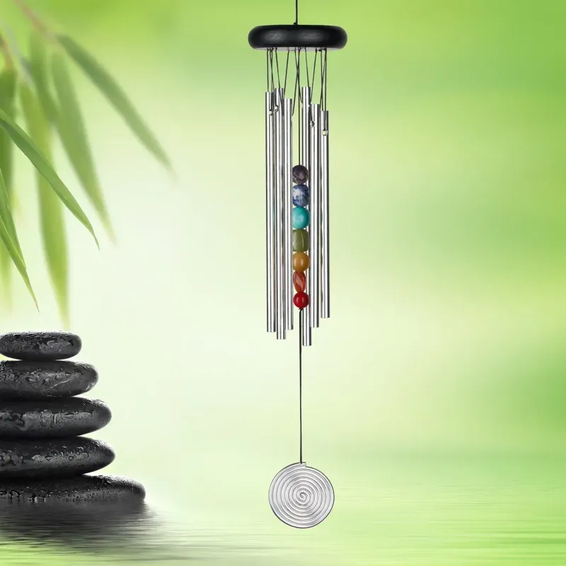 Woodstock Chakra Chime Seven Stones
