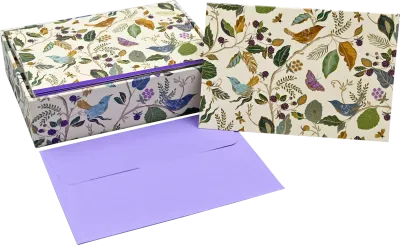 Peter Pauper Note Card Birds and Berries