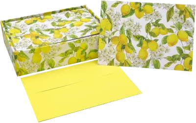 Peter Pauper Note Card Amalfi Lemons