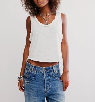Free People Easy Tank Clean Ivory