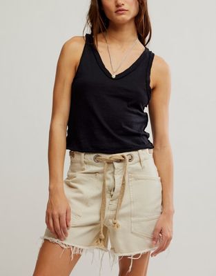 Free People Easy Tank Black