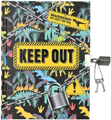 Peter Pauper Lock Journal Keep Out