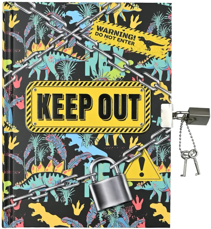 Peter Pauper Lock Journal Keep Out