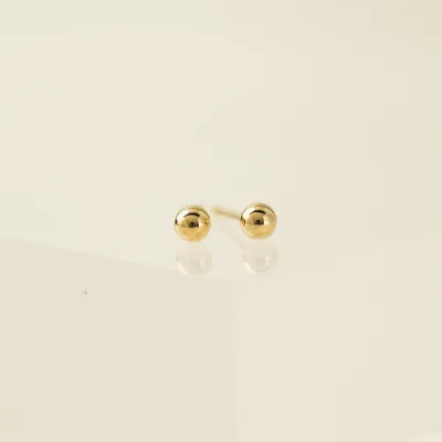 Lover's Tempo 4mm Ball Gold Filled Stud