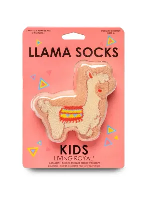Living Royal Llama 3D Socks