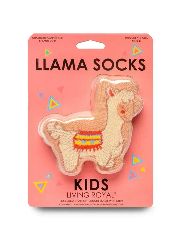 Living Royal Llama 3D Socks