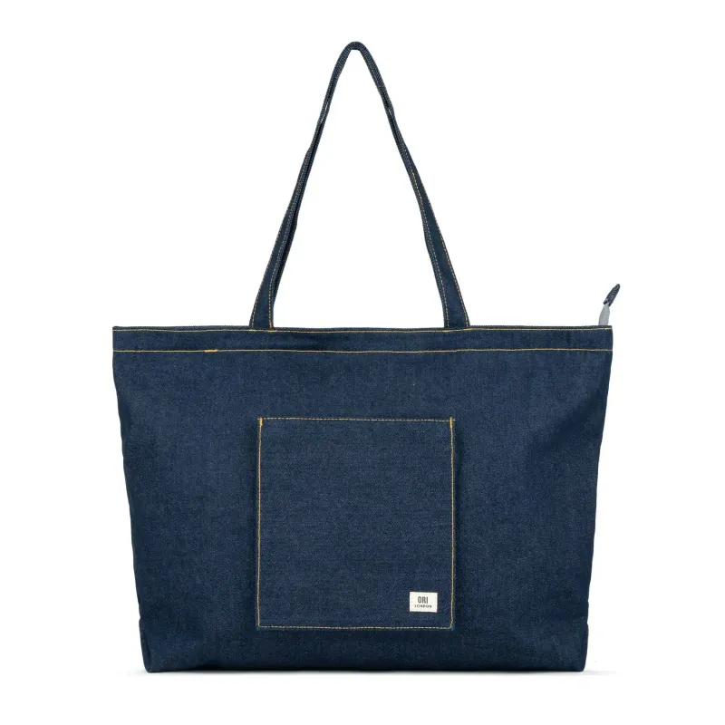 ORI London Portobello Dark Wash Denim Large Tote