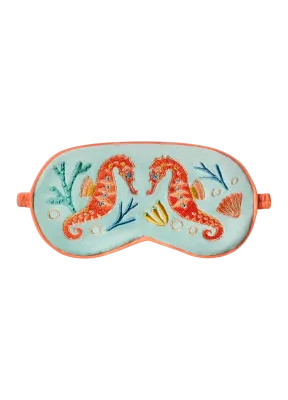 Powder Lavender Eye Mask Sparkling Horse Aqua