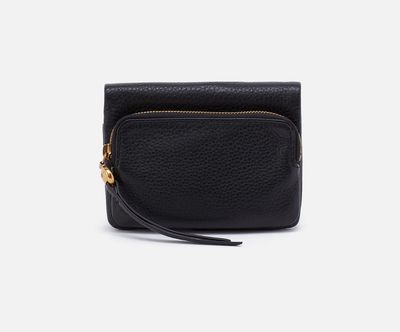 HOBO Fern Bifold Wallet Black