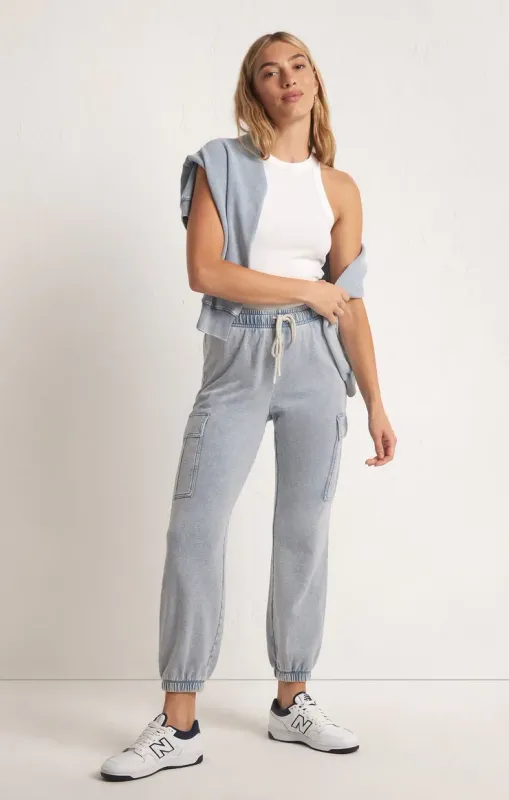 Z Supply Tempo Knit Denim Jogger