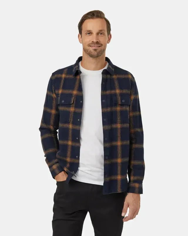 Ten Tree M Kapok Flannel Colville Midnight Blue/City Ten Tree M Kapok Flannel Colville Midnight Blue/City