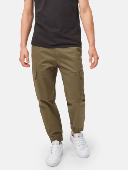 Ten Tree M Stretch Twill Cargo Jogger Olive Night