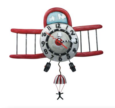 Allen Airplane Jumper Clock