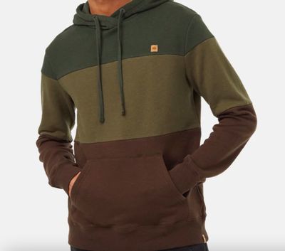 Ten Tree M TreeFleece Blocked Reynard Hoodie Dark 