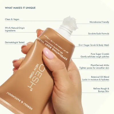 Voesh Exfoliating Body Wash Neroli &amp; Patcholi