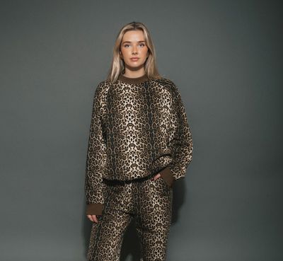Brunette the Label The Perfect Crew Leopard