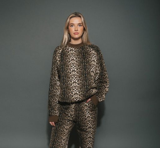 Brunette the Label The Perfect Crew Leopard