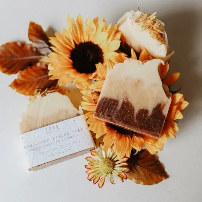 Soak Bath Co Sunflower Fields Soap Bar
