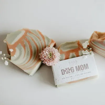 Soak Bath Co Dog Mom Soap Bar Soak Bath Co Dog Mom Soap Bar