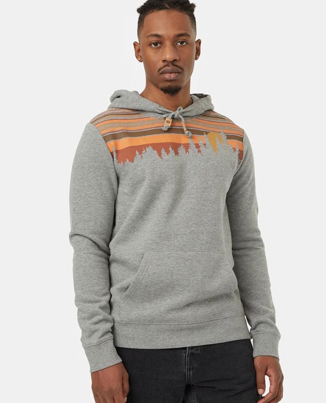 Ten Tree M Retro Juniper Hoodie Grey Heather