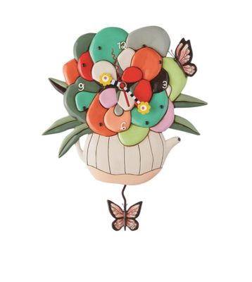 Allen Tea Posy Clock Allen Tea Posy Clock