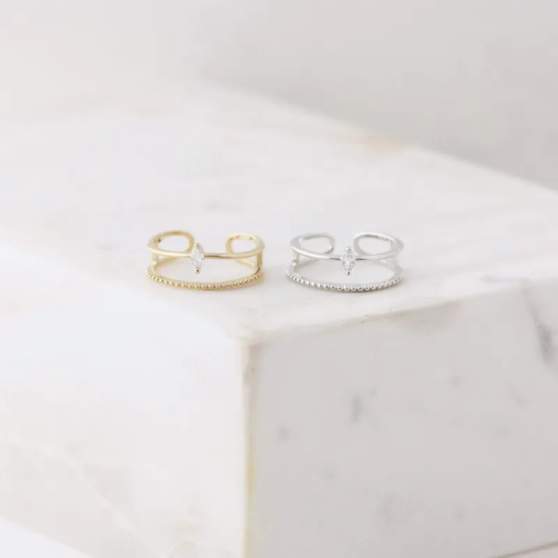 Lover's Tempo Marquise Ring