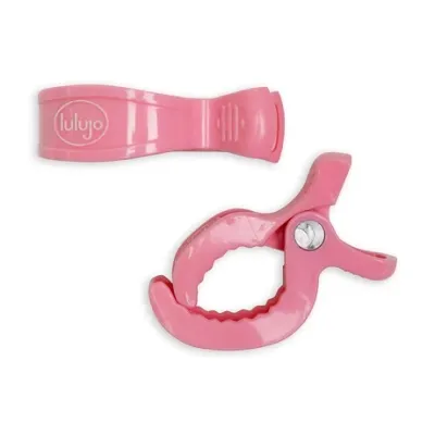 Lulujo Stroller Clips Pink