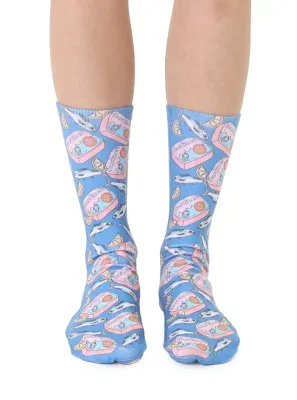 Living Royal Sardine Crew Socks