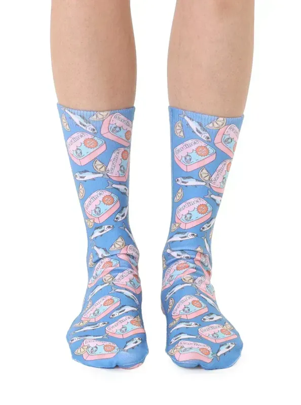 Living Royal Sardine Crew Socks
