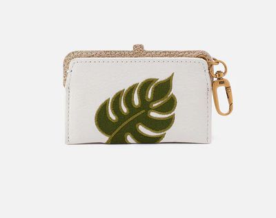 HOBO Lauren Card Case Charm White