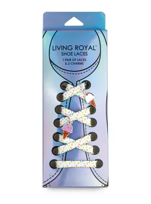 Living Royal Sprinkles Shoe Laces and Charm Set