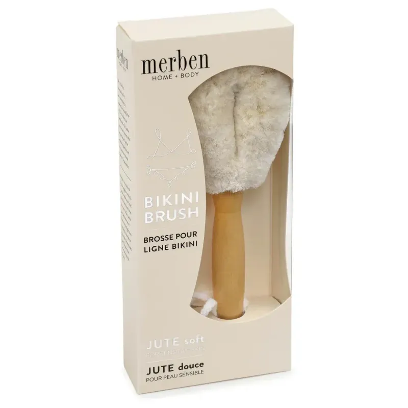 Merben Jute Bikini Brush w/Handle Merben Jute Bikini Brush w/Handle