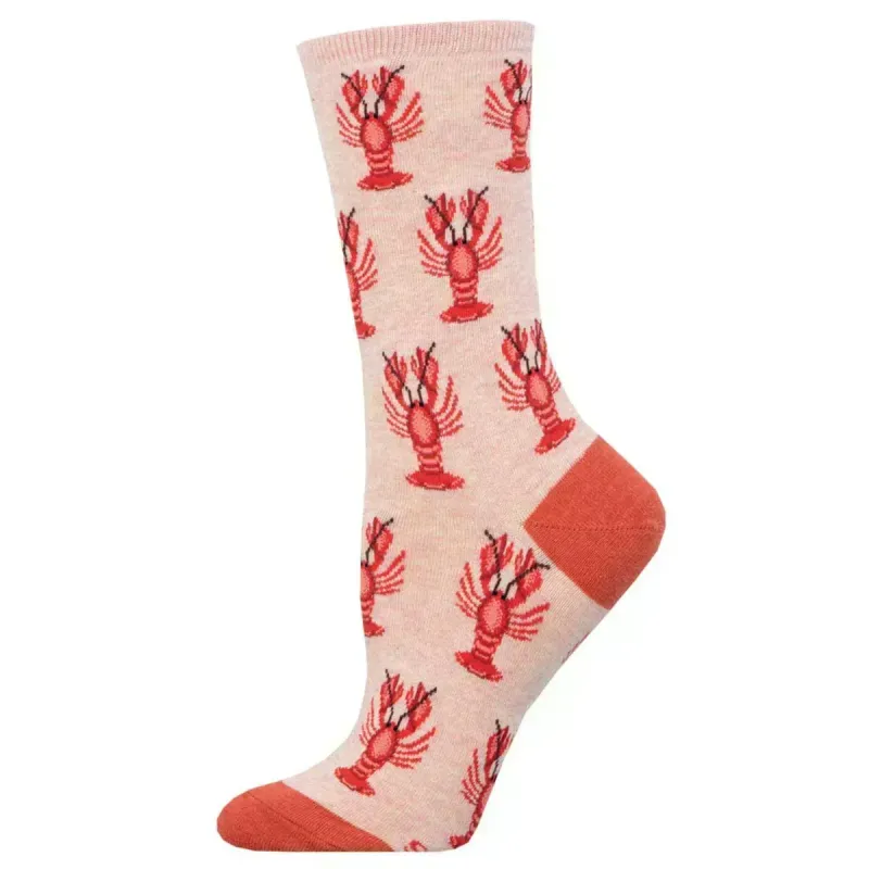 Socksmith Lobstah Pink Heather W