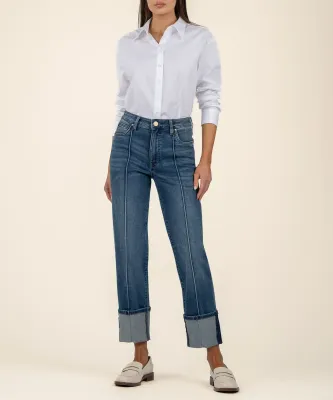 Kut From The Kloth Fay Straight RollUpIn Tuck Atte Kut From The Kloth Fay Straight RollUpIn Tuck Atte