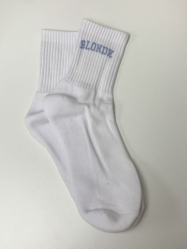 Brunette the Label Blonde Varsity Sock