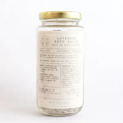 Soak Bath Co Lavender Bath Salts