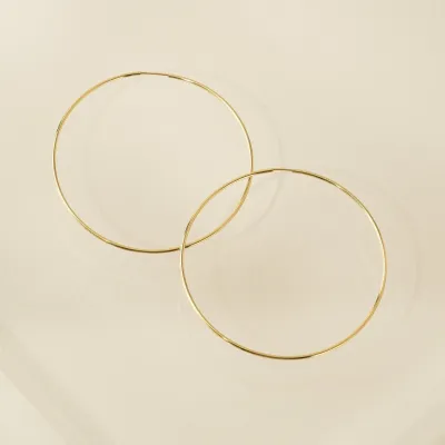 Lover's Tempo 65mm Gold Filled Infinity Hoop