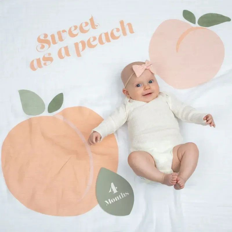 Lulujo Baby's First Year Set Sweet as Peach