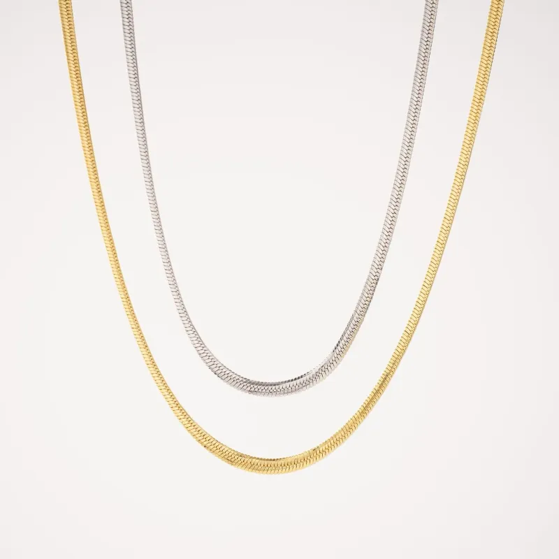 Lover's Tempo Herringbone Necklace