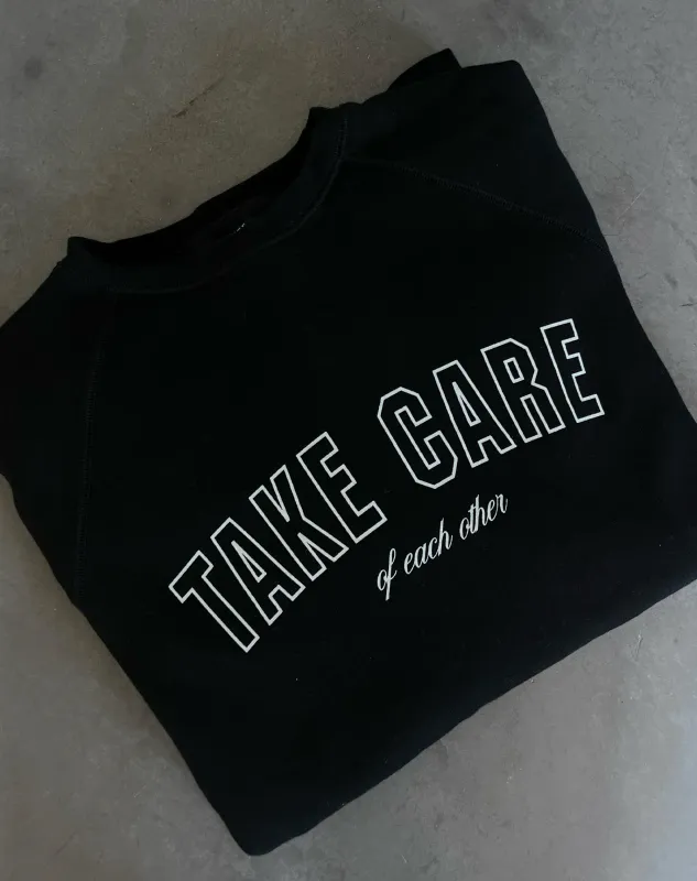 Brunette the Label Take Care of Each Other Crew Bl