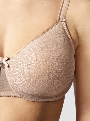 Chantelle Magnifique Moulded Minimizer Bra Latte