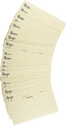 Peter Pauper Recipe Card Refill Pack (50 Cards)
