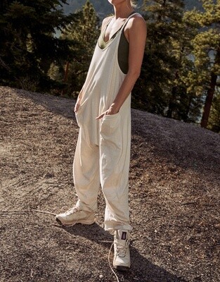 Free People Hot Shot Onesie Oatmeal Heather