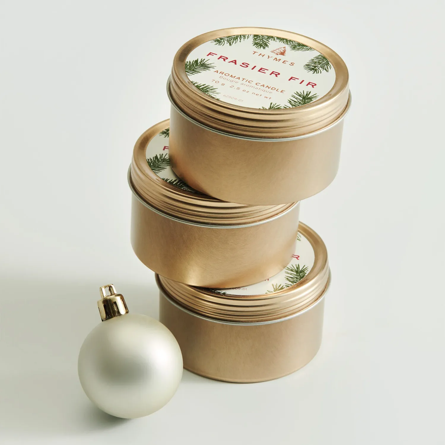 Thymes Frasier Fir Poured Candle Travel Tin Thymes Frasier Fir Poured Candle Travel Tin