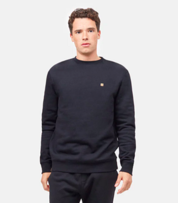 Ten Tree M TreeFleece Classic Crew Meteorite Black