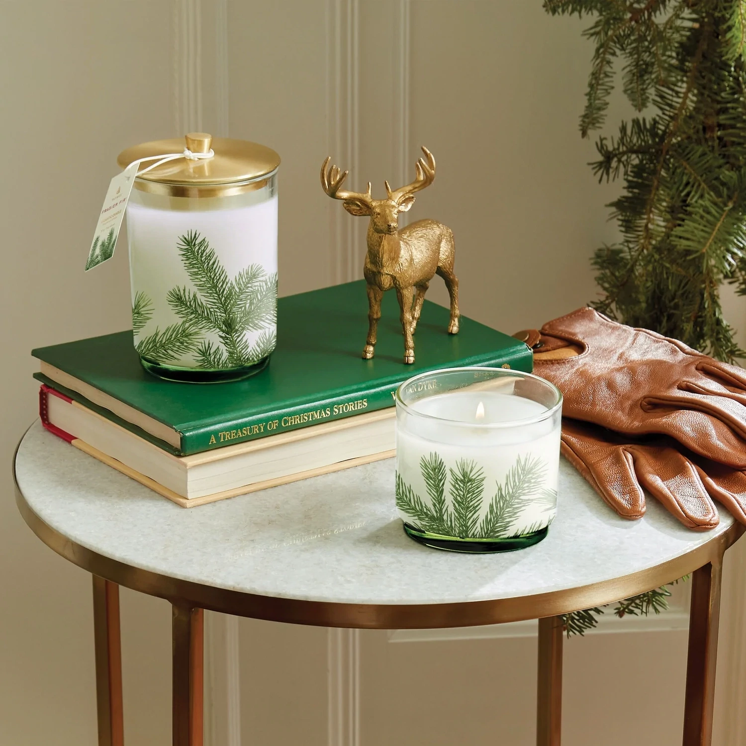 Thymes Frasier Fir Pine Needle Luminary Medium Thymes Frasier Fir Pine Needle Luminary Medium