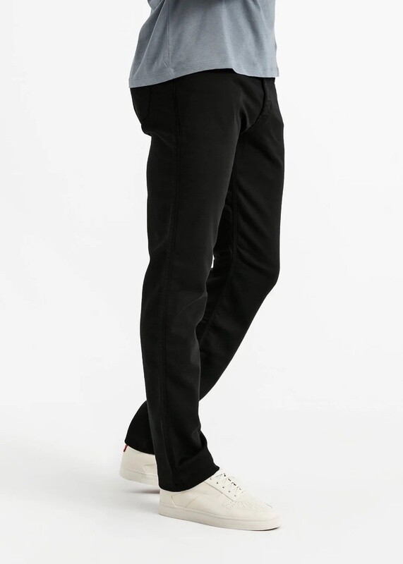 DUER No Sweat Relaxed Taper Black