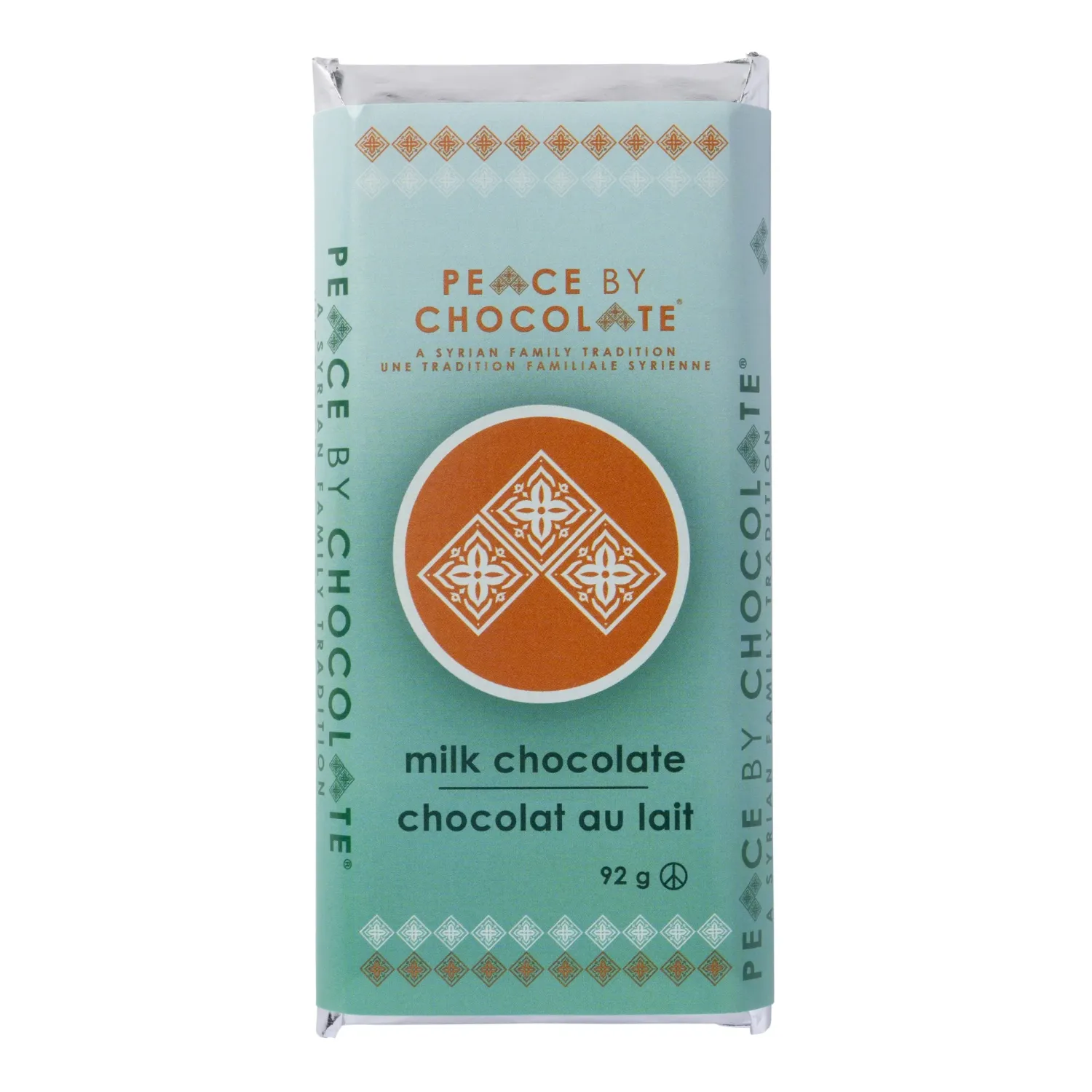 Peace by Chocolate Bar Simply Peaceful Plain Milk Chocolate
