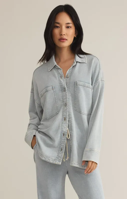 Z Supply All Day Knit Denim Jacket